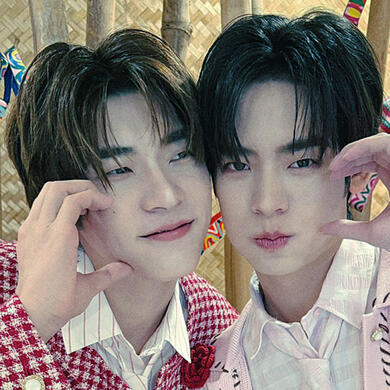 Thai BL (Boys Love) actors TeeTee Wanpichit (Left) & Por Suppakarn (Right)